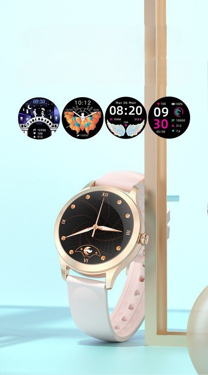 SMARTWATCH DAMSKI G. Rossi SW014-2 rosegold (sg009b)