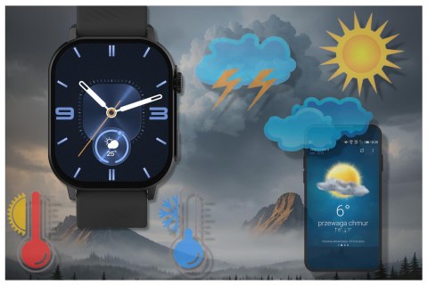 SMARTWATCH UNISEX GRAVITY GT15-1 - ROZMOWY BLUETOOTH, DODATKOWY PASEK (sg029a)