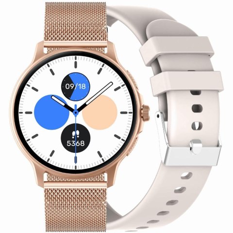 SMARTWATCH UNISEX GRAVITY GT12-5 - ROZMOWY BLUETOOTH, DODATKOWY PASEK (sg035e)