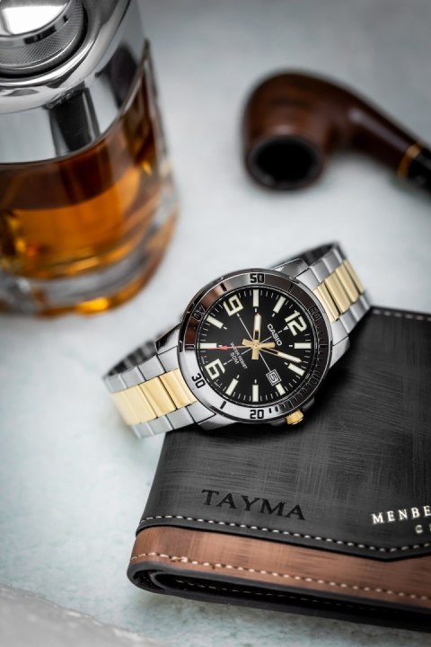 ZEGAREK MĘSKI CASIO MTP-VD01SG-1B + BOX