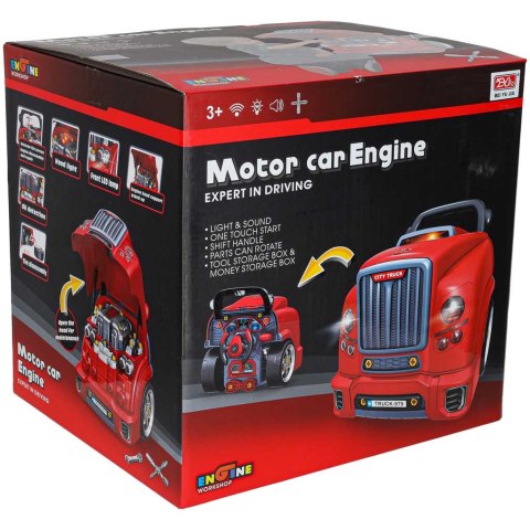 Ciężarówka silnik do rozkręcania zestaw mechanika ruchome elementy