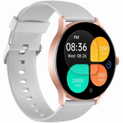 Smartwatch Gravity Szaro Różowy GT2-3 PRO