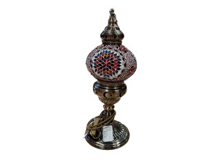 Lampa stołowa - klosz pojedynczy, wielokolorowy