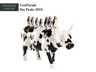 CowParade 2005, Transporte Coletivo, autor: Angeli