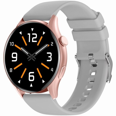 Smartwatch Gravity Różowe Złoto Pasek + Bransoleta GT11-8