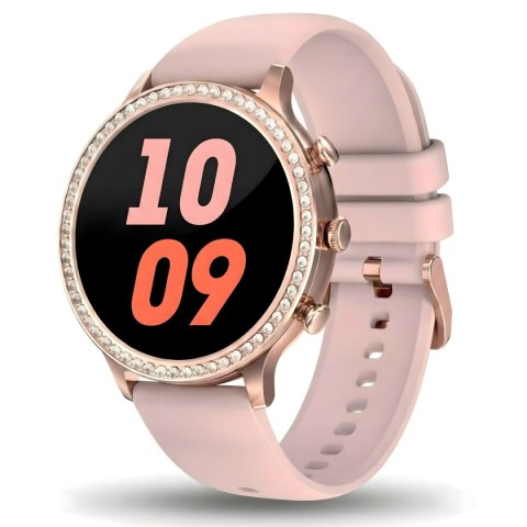 Smartwatch Gravity Różowe Złoto Pasek i Bransoleta GT5-5