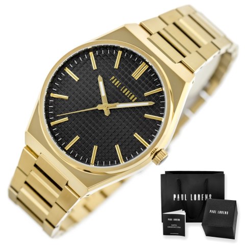 ZEGAREK MĘSKI PAUL LORENS - PL20013B-1D1 (zg384d) + BOX