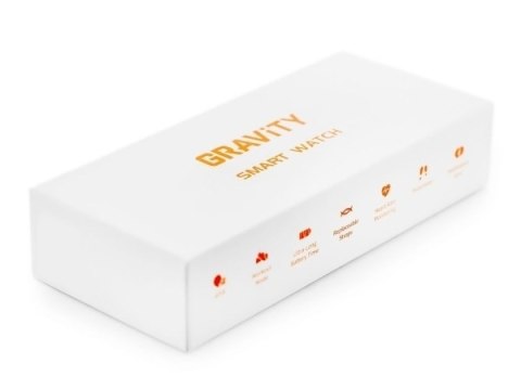 Smartwatch Gravity Różowe Złoto Czarny GT36-3