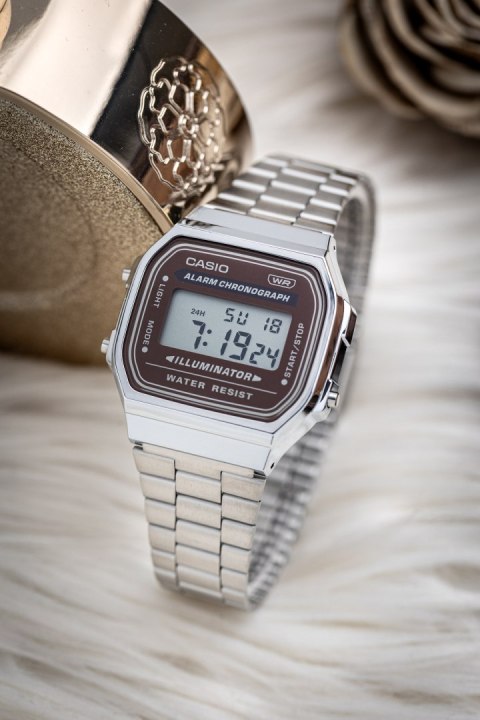 ZEGAREK UNISEX CASIO A168WA-5A VINTAGE + BOX