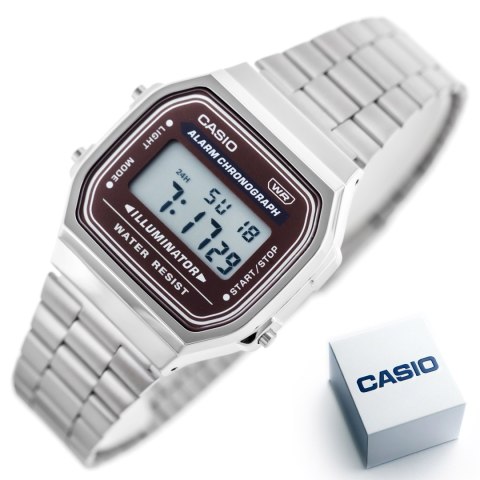 ZEGAREK UNISEX CASIO A168WA-5A VINTAGE + BOX