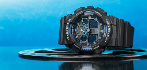 ZEGAREK MĘSKI CASIO G-SHOCK GA-100-1A2ER (zd135b) + BOX
