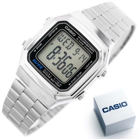 ZEGAREK MĘSKI CASIO A178WA-1A (zd082a) - KLASYKA + BOX