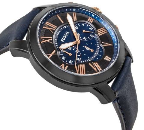 Zegarek Męski FOSSIL Grant Leather FS5061 + BOX