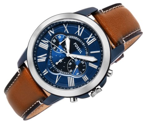 Zegarek Męski FOSSIL Grant Leather FS5151 + BOX