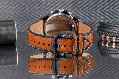 Zegarek Męski FOSSIL Grant Leather FS5151 + BOX