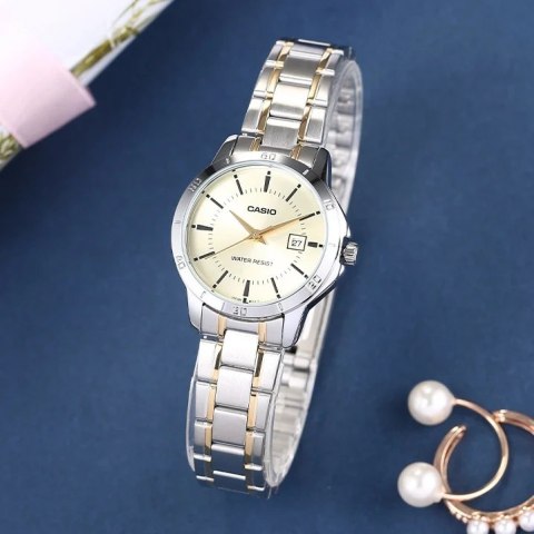 ZEGAREK DAMSKI CASIO LTP-V004SG-9A (zd568f) + BOX