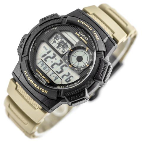 ZEGAREK MĘSKI CASIO AE-1000W-5AVEF (zd073i) - WORLD TIME + BOX
