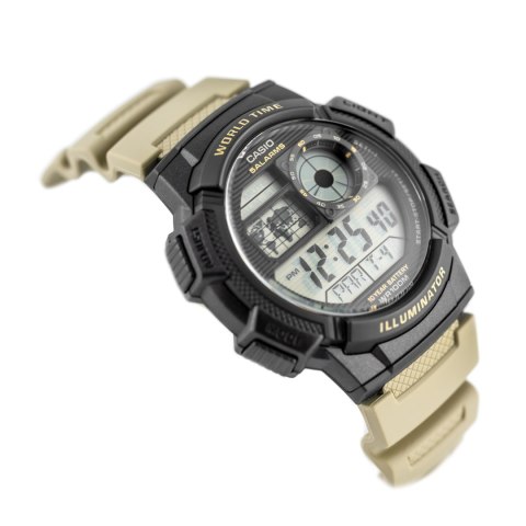 ZEGAREK MĘSKI CASIO AE-1000W-5AVEF (zd073i) - WORLD TIME + BOX