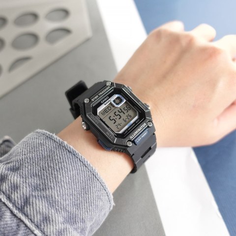 ZEGAREK MĘSKI CASIO Digital Moonphase WS-B1000-1AVDF + BOX