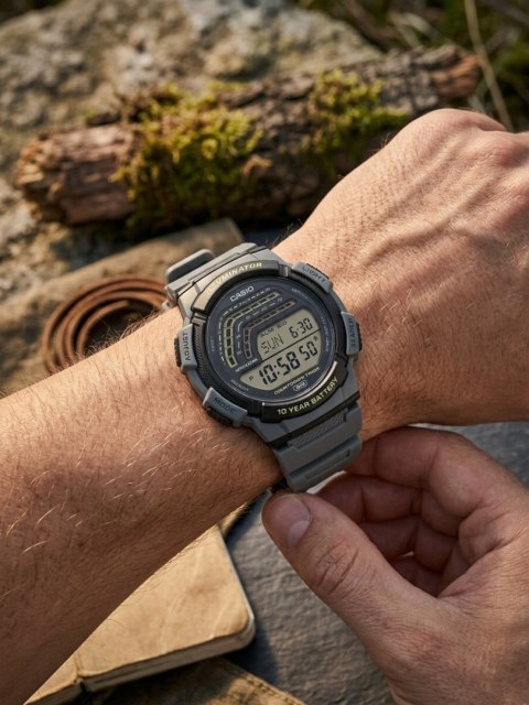 ZEGAREK MĘSKI CASIO WS-1800-2AVDF + BOX