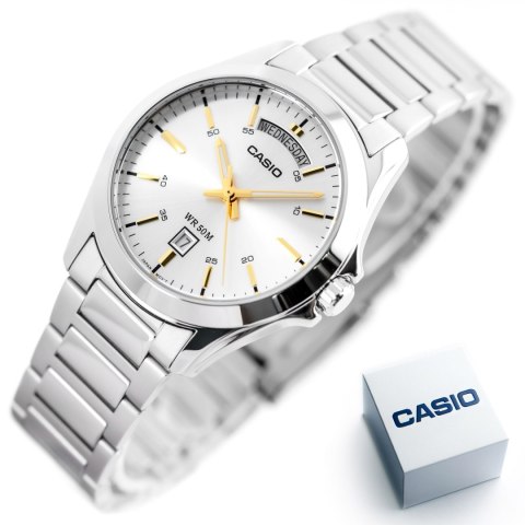 ZEGAREK MĘSKI CASIO MTP-1370D-7A2V (zd025d) + BOX